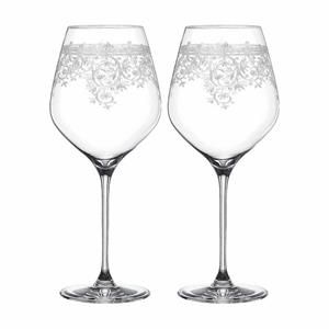 SPIEGELAU Rotweinglas »Arabesque Burgundergläser 840 ml 2er Set«, Glas