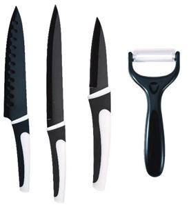 Gravidus Kochmesser »EDELSTAHL 4 Teile Messer Set Sparschäler Küchenmesser Gemüsemesser Kochmesser«