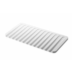 Yamazaki Silicone drainer tray - Flow - white
