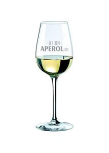 KS Laserdesign Weinglas »mit Gravur -Ich bin APEROLiker-«, Glas, Lasergravur
