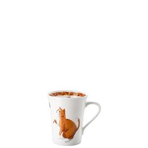 Hutschenreuther Becher »My Mug Collection Hauskatze Becher mit Henkel«, Fine China-Porzellan, konisch