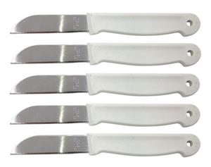 Deluxa Universalküchenmesser »Obstmesser 5er-Set Schälmesser Gemüsemesser Küchenmesser Messerset rostfrei«