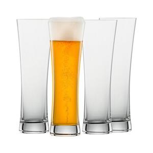 SCHOTT-ZWIESEL Bierglas »BEER BASIC Weizenbiergläser 300 ml 4er Set«, Glas