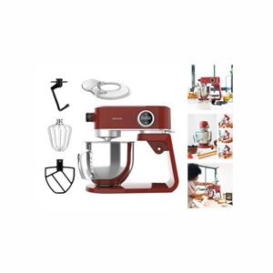 Cecotec Küchenmaschine Küchenmaschine Standgerät Mixer  TwistFusion 4000 Luxury Red