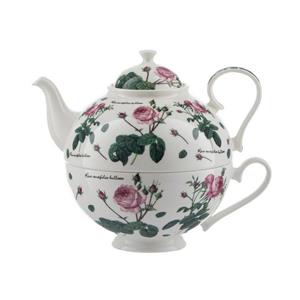 Jameson + Tailor Teekanne »Tea for One Klassik Englische Rose«, 0.5 l, (Stück, Stück), Set Teekanne Teetasse