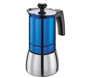 Cilio Espressokocher Espressokocher Induktionsgeeignet blau 4T  TOSCA 341447