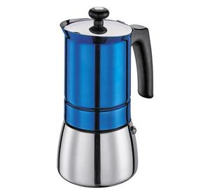 Cilio Espressokocher Espressokocher Induktionsgeeignet blau 6T  TOSCA 341454