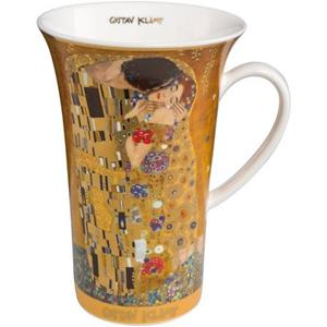Goebel Becher »Der Kuss«, Fine China-Porzellan, goldfarben