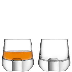 LSA Whiskey Cut Tumbler Glas 180 Ml Set Van 2 Stuks