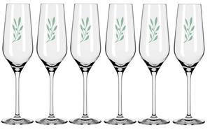 Dekomiro Champagnerglas »Ritzenhoff Champagnerglas Organix 6er Gläser«, Kristallglas