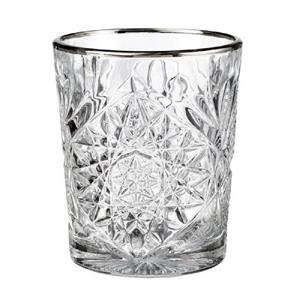 LIBBEY Schnapsglas »Whiskyglas Hobstar Silberrand«