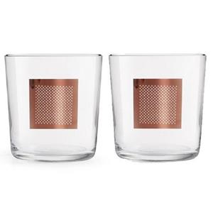 LIBBEY Schnapsglas »Whiskygläser Tactile Kupfer (2-teilig)«