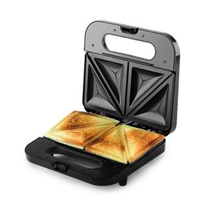 ROSMARINO Sandwichmaker Sandwich Maker mit Antihaftbeschichtung und Temperaturregelung, 750,00 W