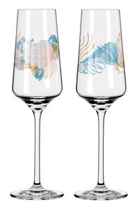 Dekomiro Champagnerglas »Ritzenhoff Sparkle 11+12 - 2er Set Proseccoglas«, Kristallglas