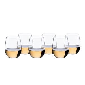 RIEDEL Glas Weinglas »O Viognier Chardonnay im 6er Vorteilspack«, Kristallglas