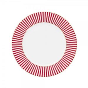 PiP Studio Frühstücksteller »Dessertteller Royal Stripes Dark Pink (17 cm)«