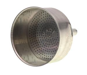 Bialetti Filterkaffeemaschine  0800136 Kaffeetrichter für 9 Tassen Alumi