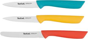 Tefal Messer-Set K273S3 Colorfood, (Set, 3 tlg.), deutscher Edelstahl, korrosionsbeständig, ergonomisch, sicher