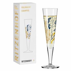 Ritzenhoff Champagnerglas »Goldnacht 034«, Kristallglas, Made in Germany