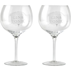 Rivièra Maison Maison Gin & Tonic Glazen - Finest Selection 800 ml 2 stuks