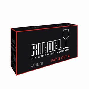 RIEDEL Glas Weinglas »Vinum Riesling Zinfandel 4er Set«, Kristallglas