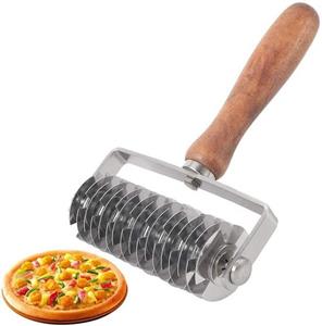 Lkupro Pizzamesser »Gitterroller, Edelstahl walze, Nudelschneider Edelstahl, Pizza Roller« (1 Stück)