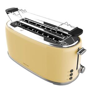 Cecotec Toaster Toaster  ToastTaste 1600 Retro Double 1630 W Doppel Langschlitz 4-fach