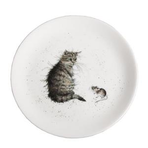 Wrendale Teller » Designs Porzellan-Kuchenteller Katz und Maus, ca. 20,5 cm D«