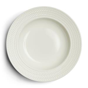 Rivièra Maison Suppenteller »Teller tief Bellecôte Salad Plate Weiß (23,5cm)«