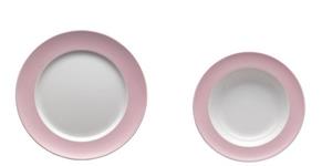 Thomas Porzellan Suppenteller »Tafelservice 2-tlg. - SUNNY DAY Light Pink«