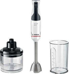 Bosch MSM4W220 Staafmixer 600 W Met mixbeker, Met maatbeker, Met hakmolenopzet, BPA-vrij Wit, Grijs