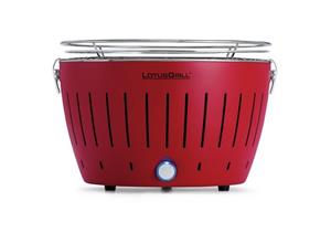 LotusGrill Holzkohlegrill  Classic Feuerrot G340 Holzkohlegrill Tischgrill raucharm