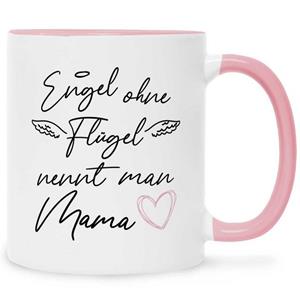 GRAVURZEILE Tasse Bedruckte Tasse mit Spruch Engel ohne Flügel