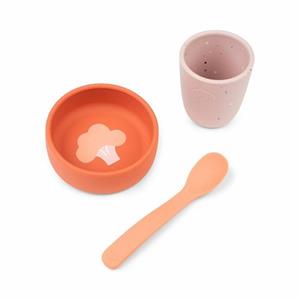 Done by Deer Silicone first meal set Papaya