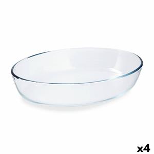 Ofenschüssel Pyrex Classic Oval 30 X 21 X 7 Cm Durchsichtig Glas (4 Stück)