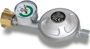 HEADNMORE Gasgrill Gasdruckregler mit Manometer / Niederdruckregler für Gasgrill