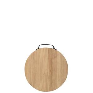 J-Line Plank Rond Hout Naturel Small