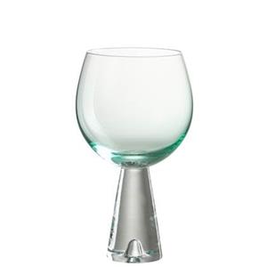 J-Line Wijnglas Dean Glas Transparant|Azuur - 4 stuks