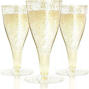 GLiving Weinglas 30 Kunststoff Champagner flöten Einweg Champagnergläser für Partys