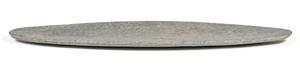 Dekocandle Dies & Das Emaille-Teller blacked patina Ø 35 x 1 cm (grau)