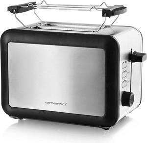 Emerio Toaster TO-112826.1 Edelstahl-Toaster, 800 W