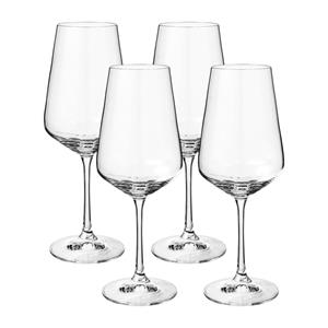 Xenos Wijnglas kristal - set van 4 - 450 ml