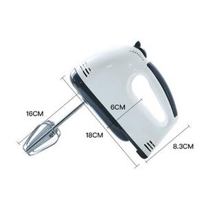 KÜLER Handmixer Elektrischer Handmixer 7-Gang, 1000W, Leichter Handbesen zum Backen von Küchenkuchen, Weiß