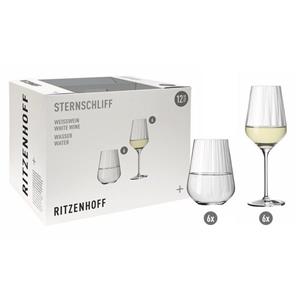 Ritzenhoff Weinglas Sternschliff, Kristallglas