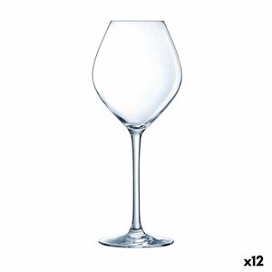 Weinglas Luminarc Grand Chais Durchsichtig Glas (470 Ml) (12 Stück)
