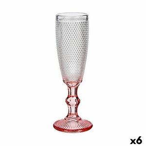 Vivalto Champagnerglas Rosa Durchsichtig Glas 6 Stück (180 Ml)