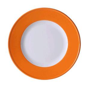 Dibbern Teller flach 21 cm Fahne Solid Color orange