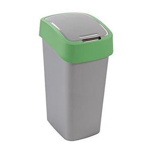 Proregal Mülleimer Abfallbehälter mit Schwing-/Klappdeckel,  10 Liter Fassungsvermögen