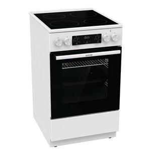 GORENJE GEC5C41WG fornuis 500 mm breed (EEK A, keramisch kookplaat, 70 liter)