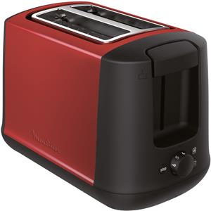 Roter Toaster mit 850 w und 2 Steckplätzen - lt340d11 Moulinex